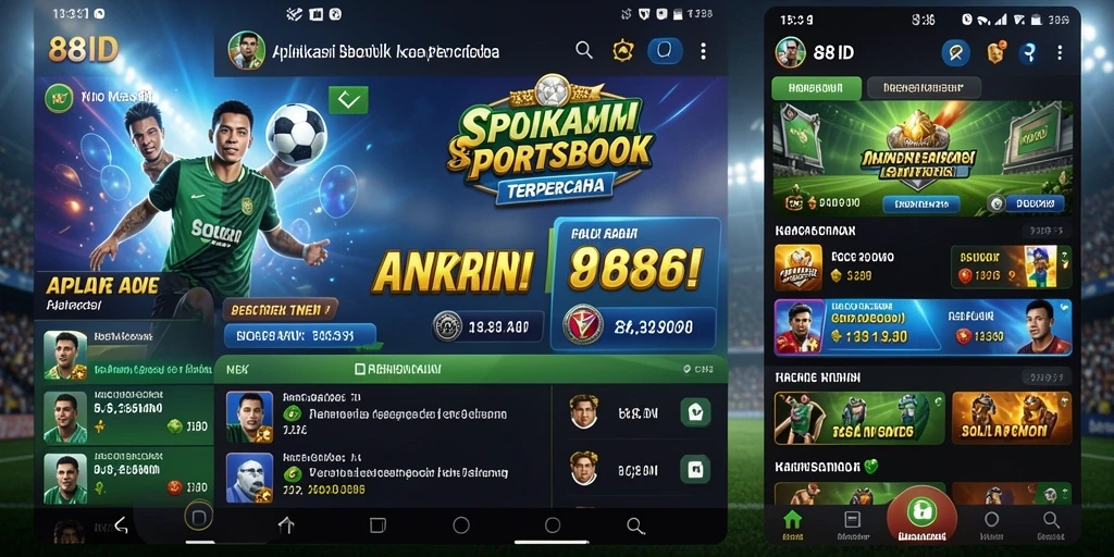 Tampilan gameplay aplikasi 88ID yang interaktif dan menarik.