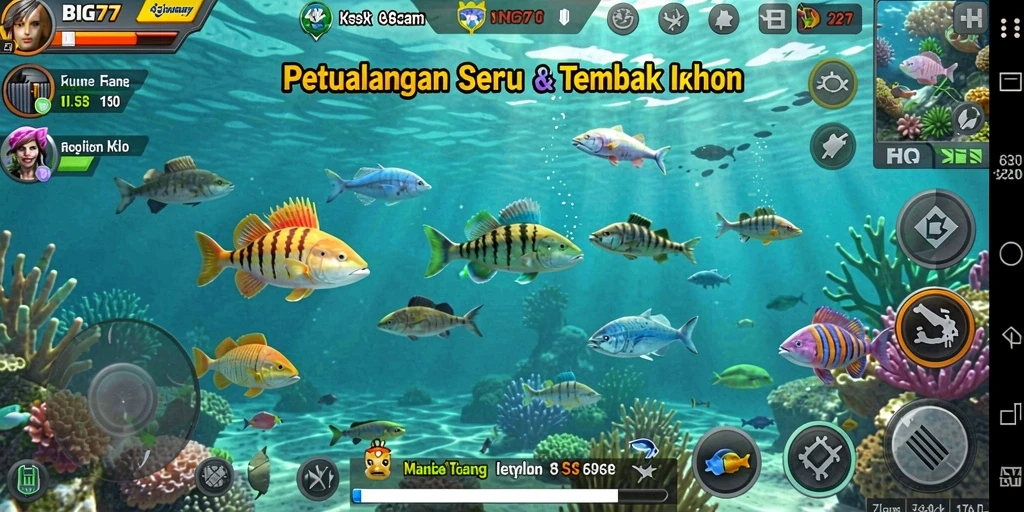Tangkap ikan dengan gaya di BIG77