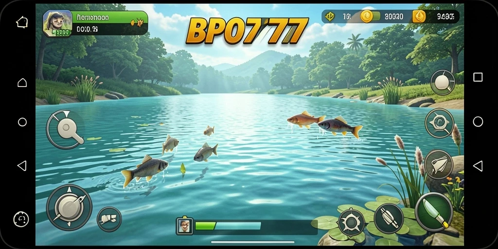 Tampilan menarik dari gameplay BPO777 dengan pengalaman memancing yang mendebarkan.