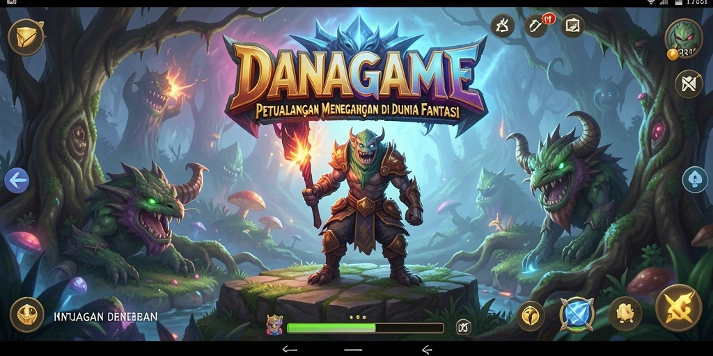 Tangkapan layar gameplay DANAGAME yang menunjukkan aksi petualangan seru.