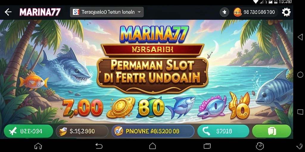 Tampilan menarik dari gameplay Slot di MARINA77.