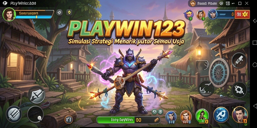 Tampilan gameplay PLAYWIN123 yang menakjubkan dalam simulasi interaktif.