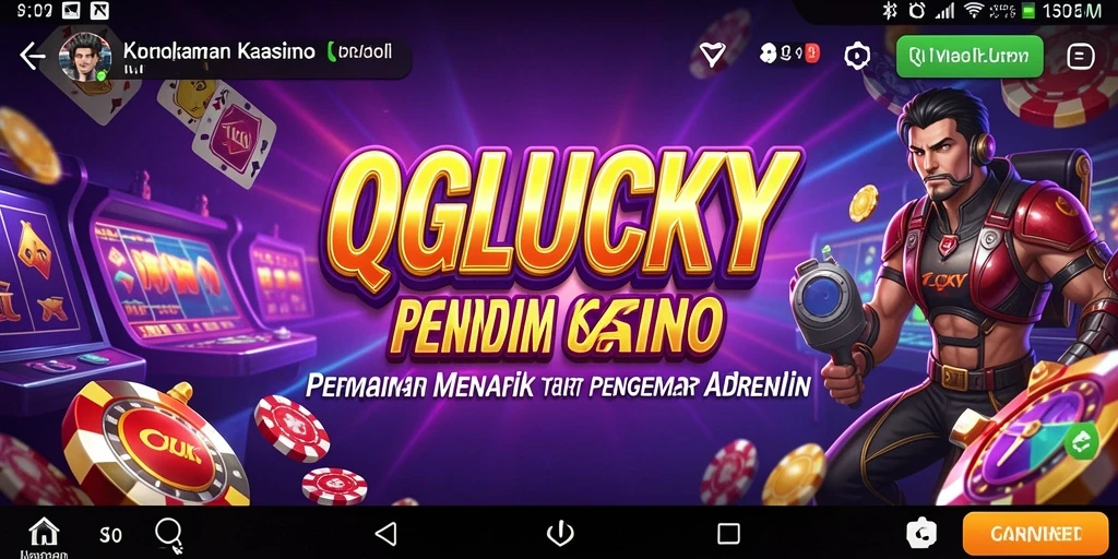 Tampilan menarik dari gameplay Kasino QGLUCKY yang seru.